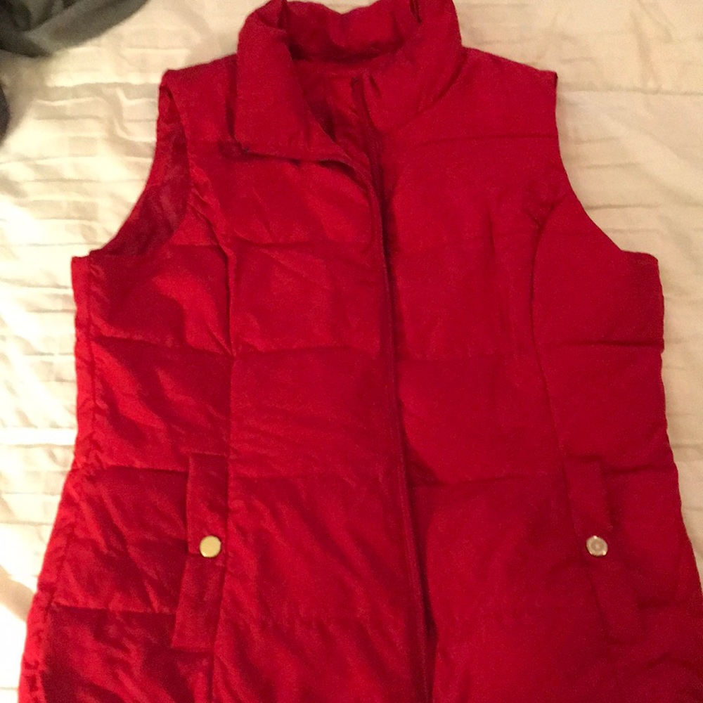 Charter Club Red Vest (medium)